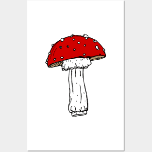 Amanita Muscaria the Redcap Mushroom Posters and Art